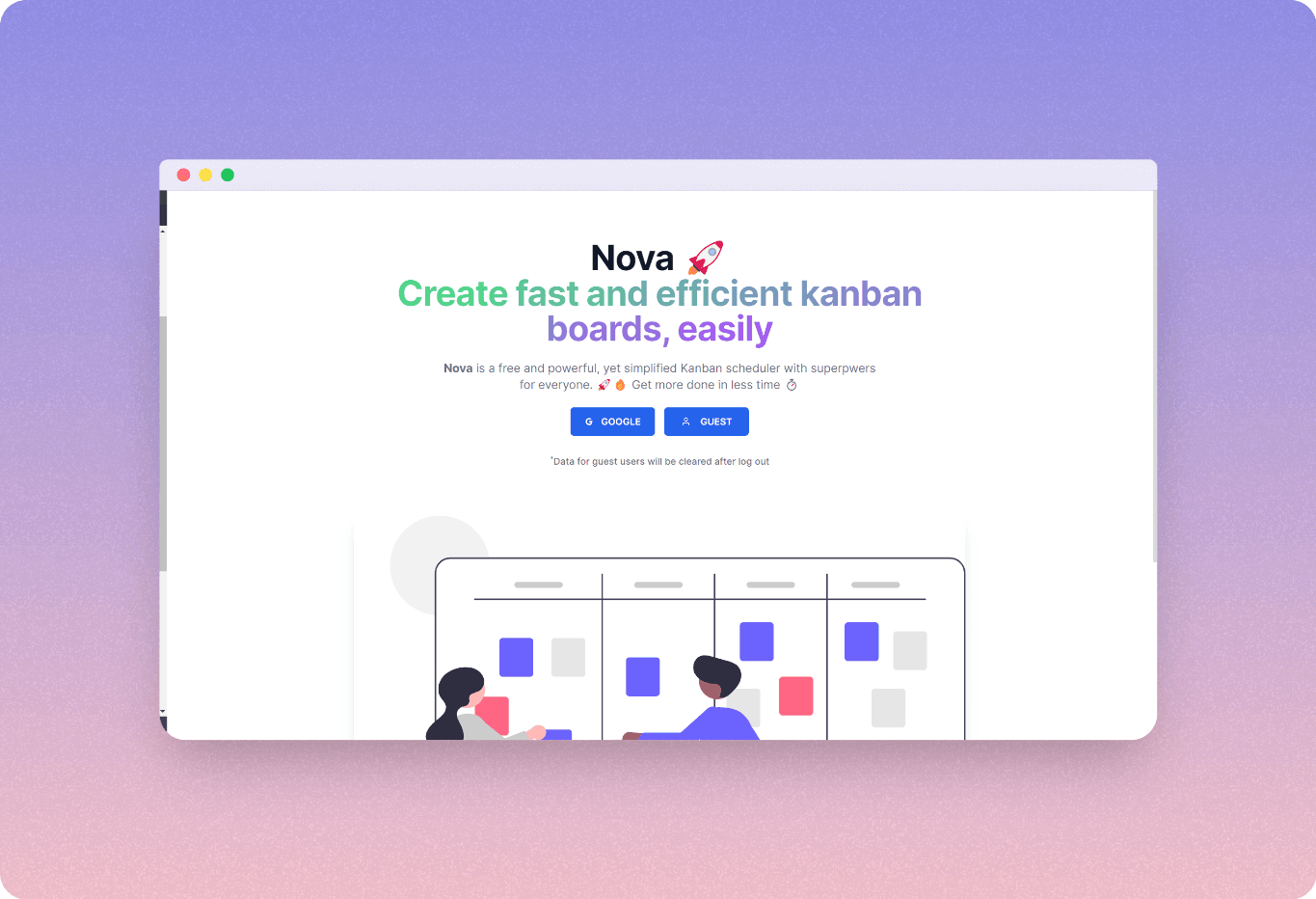 Nova screenshot